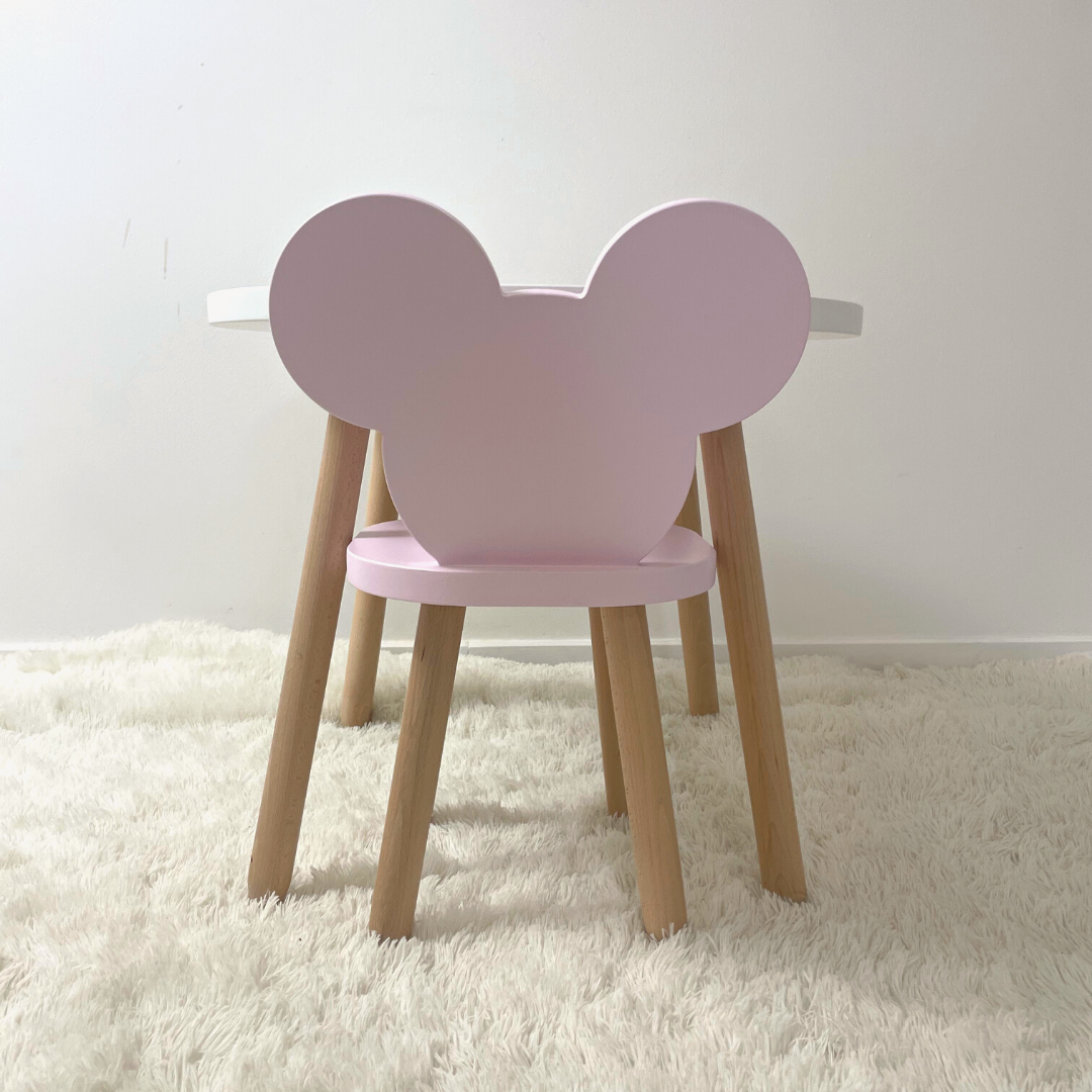 Set măsuță rotundă cu 1 scăunel Micky
